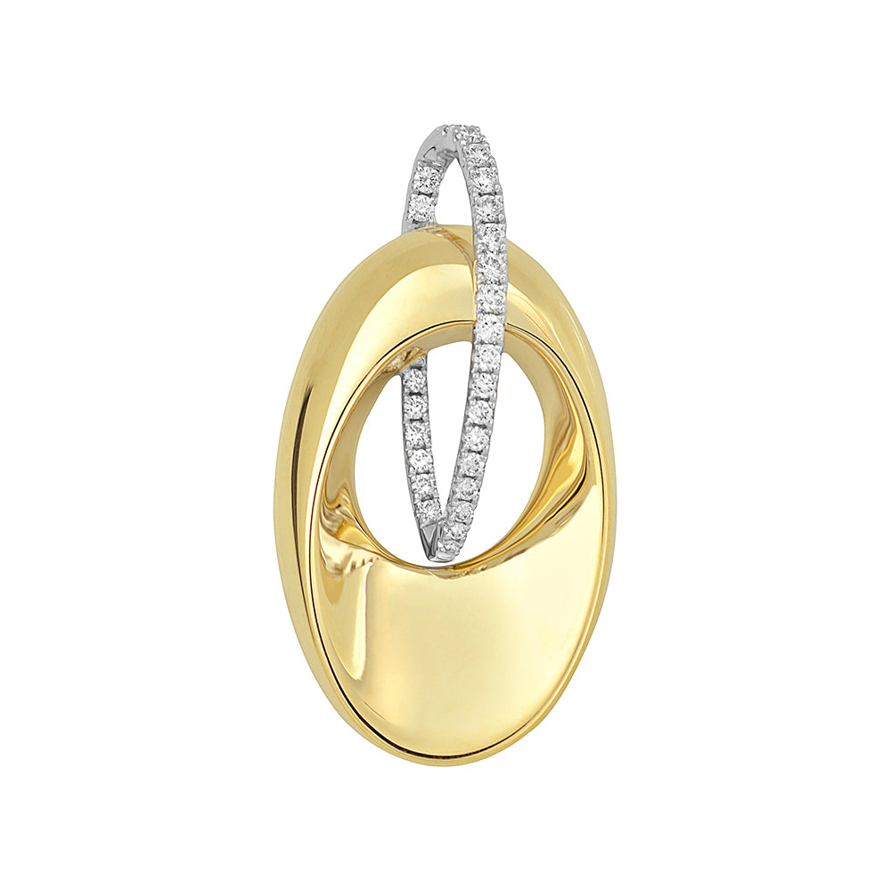 Chatham lab-grown diamond pendant, style FDP4806YW