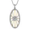 Diamond Clock Pendant